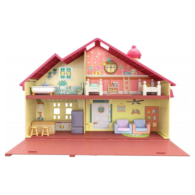 Maison De Jeux Pour Enfants Feber Bluey House 142 X 85 X 108 Cm Bleu Orange  à Prix Carrefour