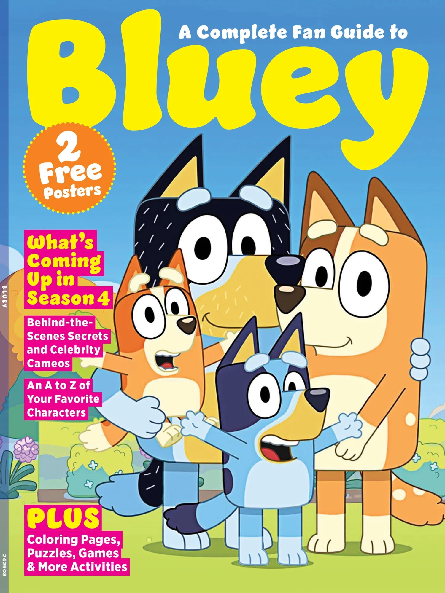 Bluey Fan Guide Aussie Pup, Cartoon Series, Bingo, Bandit, What's