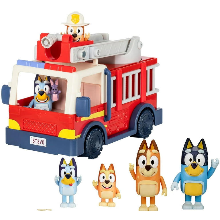 Bluey Firetruck, Exclusive Firefighter Bingo and Bob Bilby