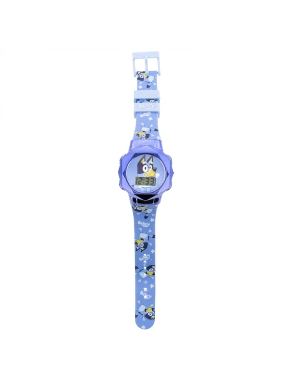 Flashing LCD Watch with Printed Straps