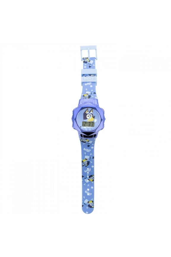 Flashing LCD Watch with Printed Straps
