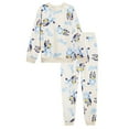 thumbnail image 1 of Bluey Toddler Girls' 2-Piece Fleece Sweatshirt and Pants Set Ivory, 1 of 6