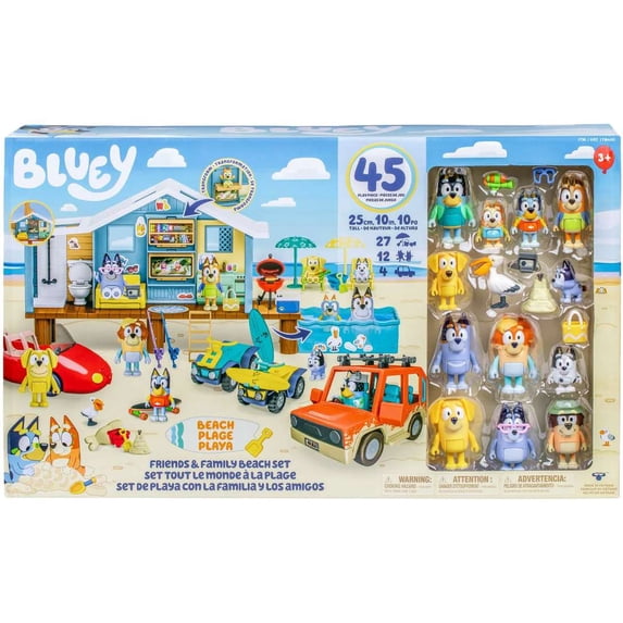 Bluey Friends & Family Beach Set