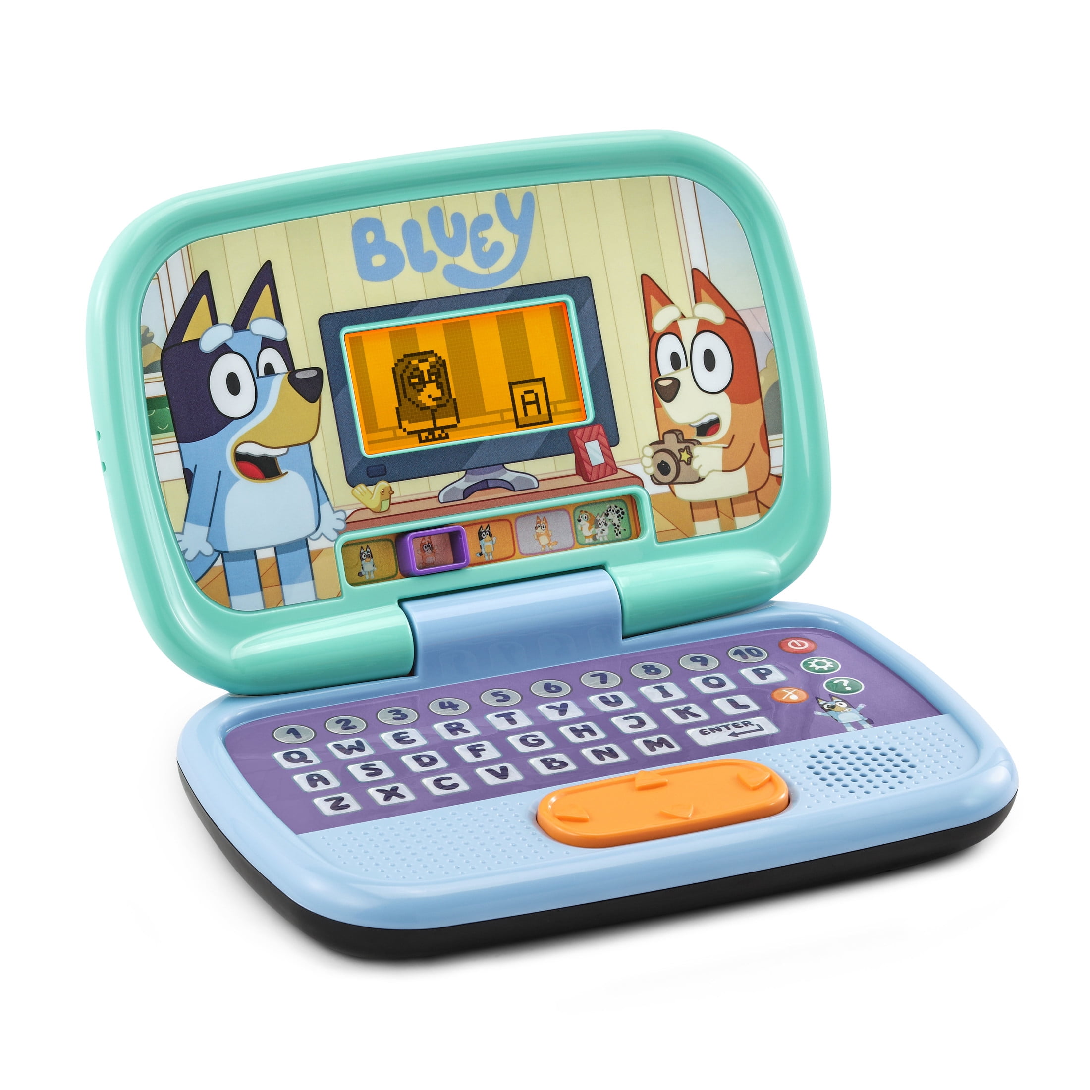 VTech Bluey Game Time Laptop, Interactive Learning Toy for Kids, Ages 3 to 6 Years Old