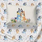 MOANA Bluey Garden 3 Piece Twin Size Kids Sheet Set