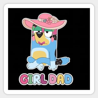 Bluey Girl Dad Sticker Bluey Stickers For Kids, Bluey Stickers Party ...