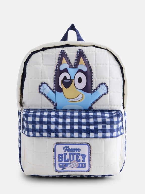 Girls 10" Mini Quilted Backpack, Blue