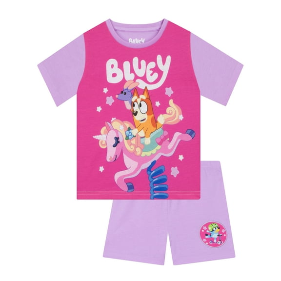 Bluey Girls Bingo Pajamas Purple Sizes 2T-10