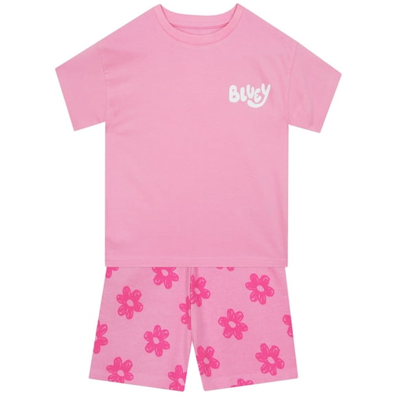 Bluey And Bingo Girls T-Shirt And Shorts Set Sizes 2T-8