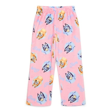 Bluey Girls’ Fleece Pajama Pants, Sizes 4-16