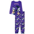 thumbnail image 1 of Bluey Girls Halloween Long Sleeve Top and Pant Pajama Set, 2-Piece, Sizes 4-10, 1 of 3
