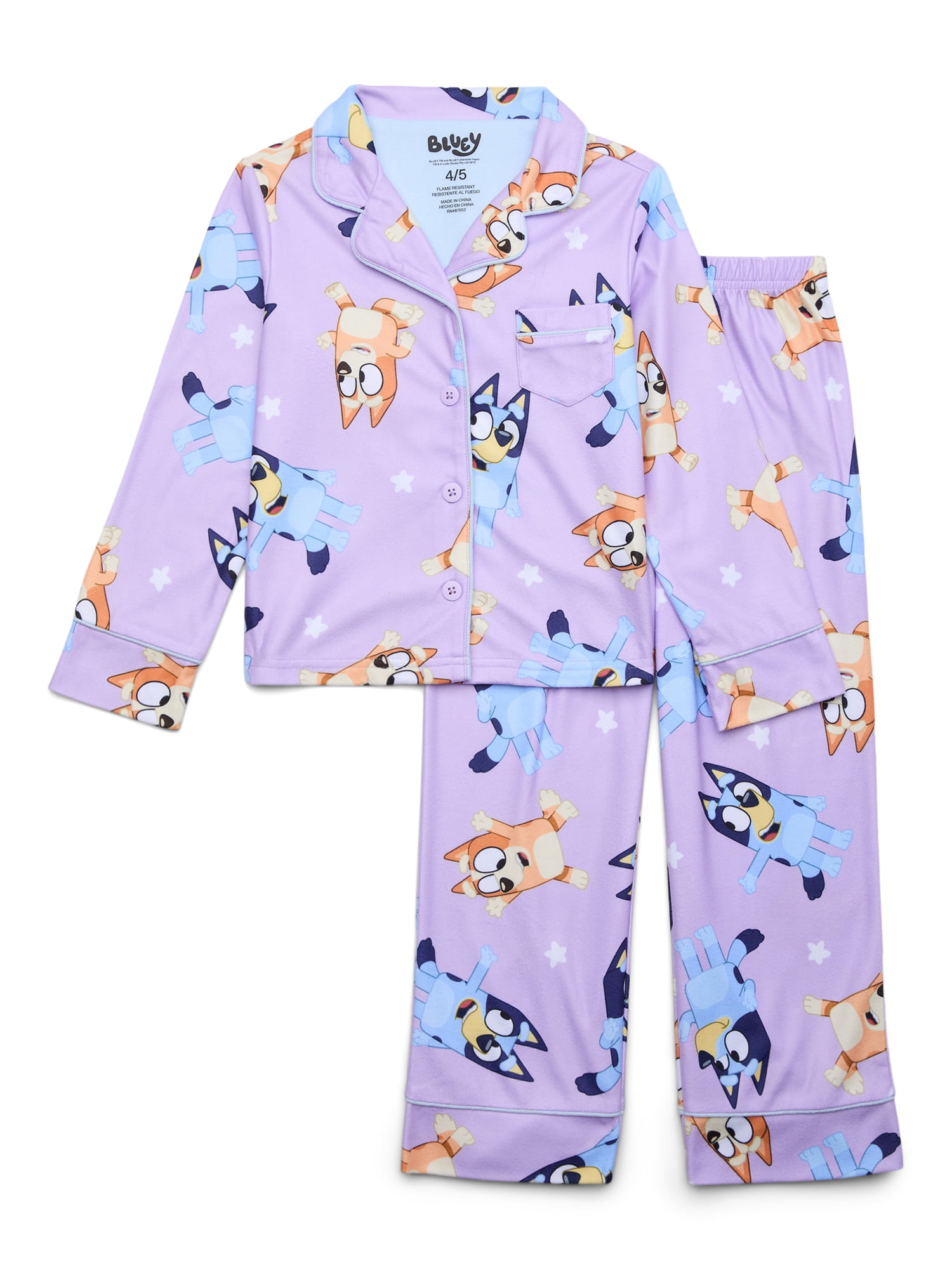 License Bluey Coat Set, Size 4- 12 - Walmart.com