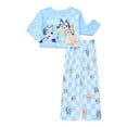 thumbnail image 1 of Bluey Girls Long Sleeve Top and Pants Pajama Set, 2-Piece, Sizes 4-12, 1 of 3