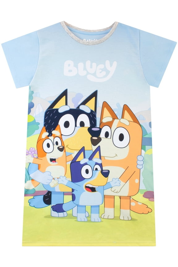 Girls Nightdress Blue Sizes 2T-8