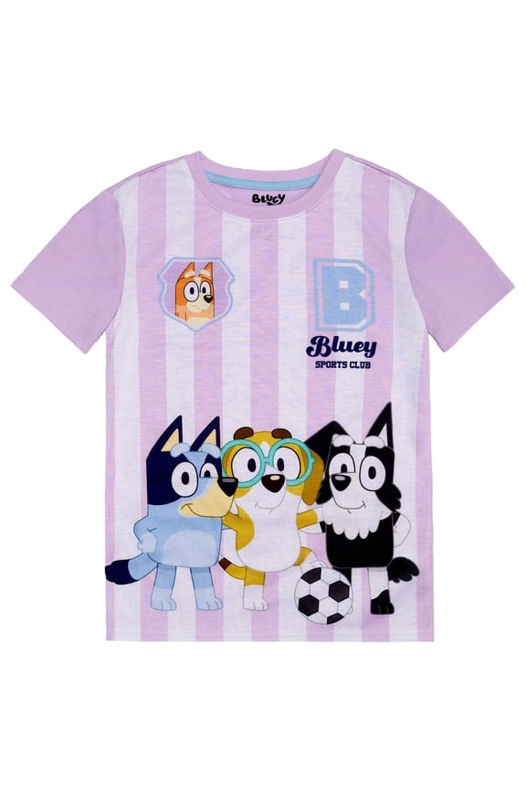 Bluey Girls Short Sleeve Nightgown, Sizes 4-12