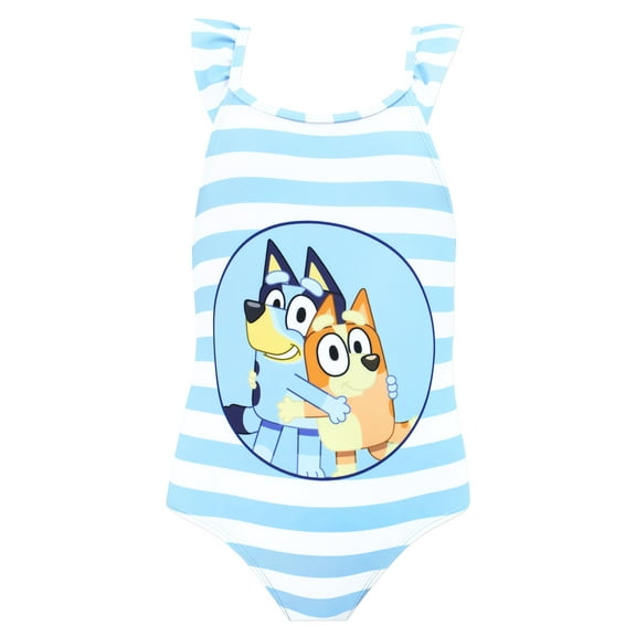 Bluey Girls Swimsuit Blue Sizes 2T-8