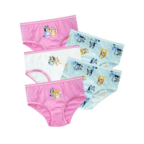 Bluey Girls Underwear 5 pack Multicolor Sizes 2T-8