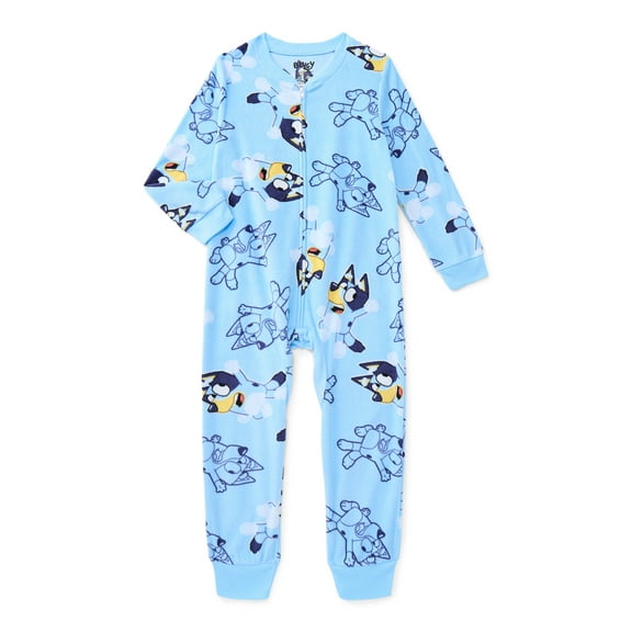 Bluey Kids Holiday Onesie Union Suit Pajamas, Sizes 4-12