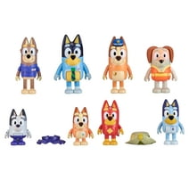 Bluey, Gotta Be Done Work Pack, Includes 8 Figures, Toddler Toy