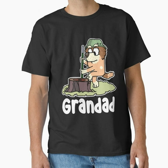 Bluey Grandad Classic T-Shirt, All Size S-5XL Bluey Shirt