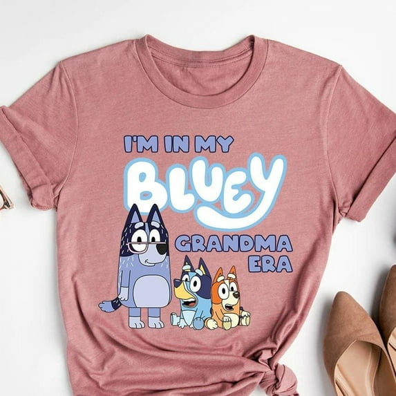 In My Bluey Grandma Era Shirt, Bluey Nana Shirt, In My Bluey Grammie Era Tee, In My Bluey Nana Era Shirt, Bluey Grannie Shirt, Nana Shirt Unisex S-5XL Hot Trending Shirt, Vintage Birthday Gift