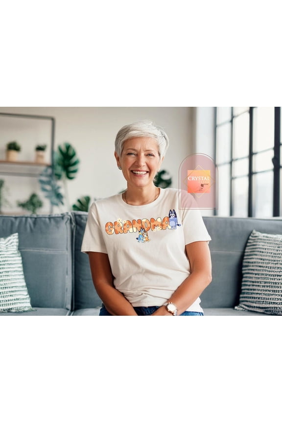 Bluey Grandma T-shirt, Funny Bluey Gift For Grandma, Mother's Day