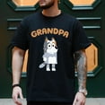 thumbnail image 1 of Bluey Grandpa T-shirt, Bluey Family Grandfather, Father's Day Shirt,Black color,size M, 1 of 5