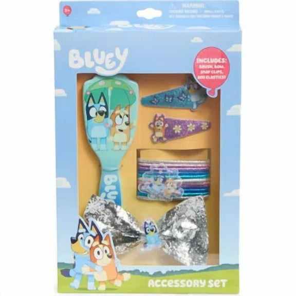 Bluey  Hairbrush & Accessory Set