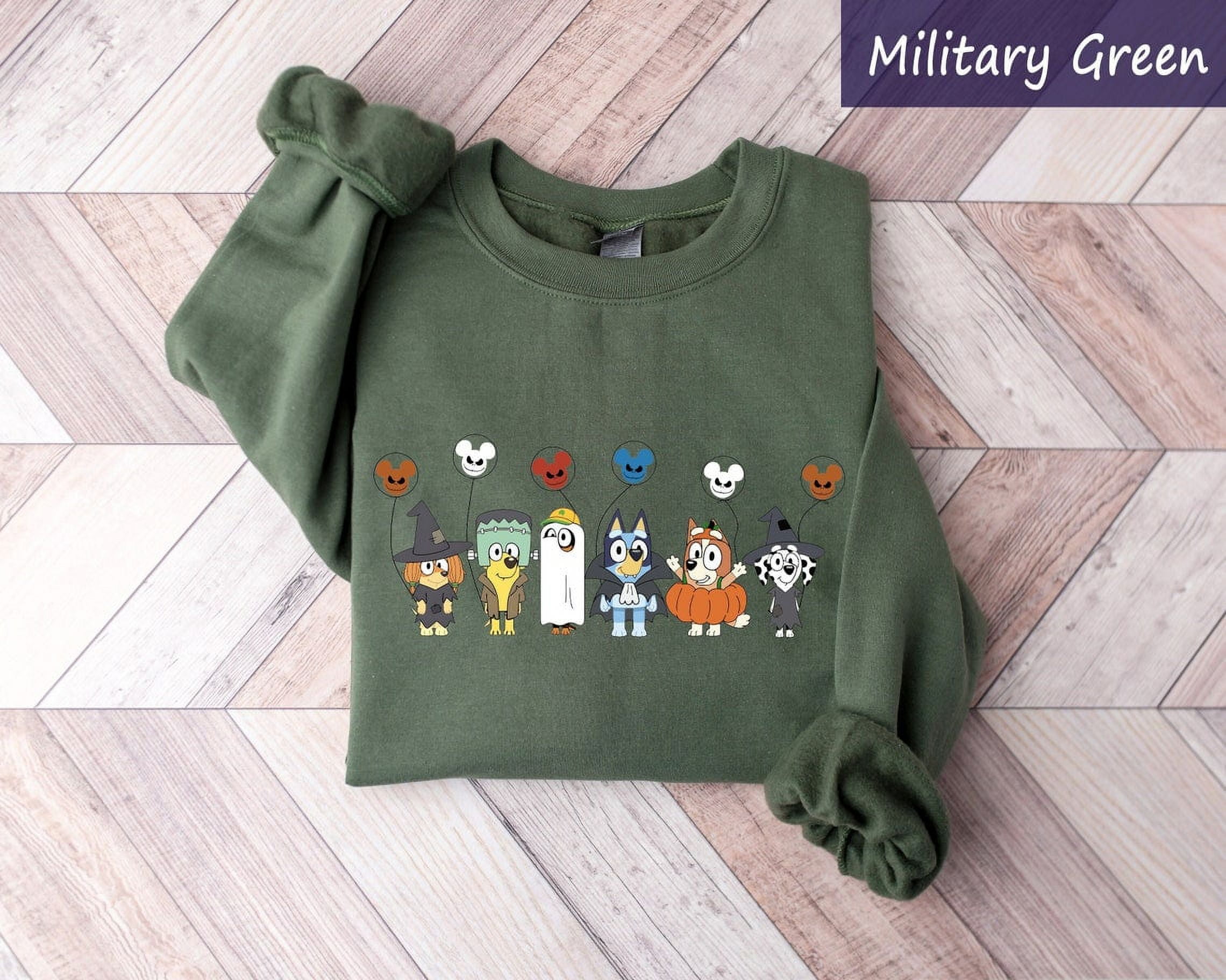 Bluey Halloween Costume Shirt, Bluey Friends Halloween Sweatshirt