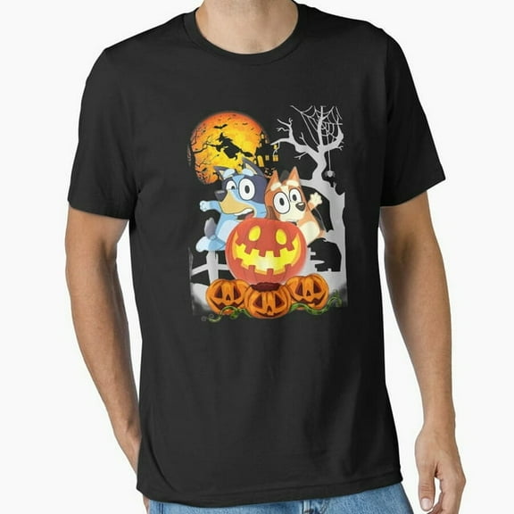 Bluey Halloween Tee, Fun B-Lueys Shirt, Everyday T-Shirt
