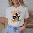 thumbnail image 1 of Bluey Halloween Trick or Treat T-shirt, Spooky Halloween Shirt, Pumpkin Whitch Tshirt, Family Matching, Bluey Bingo Party Tee, 1 of 2