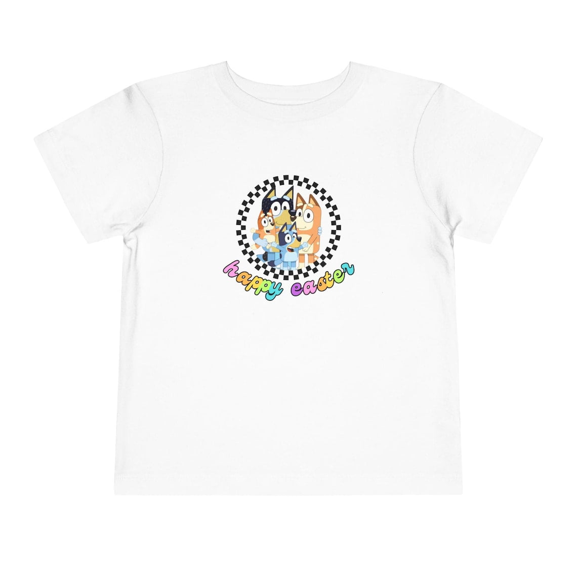 Bluey Happy Easter, Fun Kids Easter Tee, Bella Canvas Toddler Shirt ...