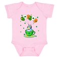 thumbnail image 1 of Bluey Happy St. Patrick'S Day Baby Bodysuit Shamrock Cartoon Baby Bodysuit, Blue Dog St. Patricks Baby Bodysuit, Fun Irish Celebration Tee With Lucky Day Design, Baby shower gift, Baby Clothes, 1 of 5