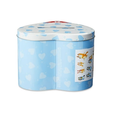Bluey Heart Tin Mailbox, 1 Count, New