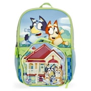 Bluey Home Sweet Home Unisex 17" 2-Piece Backpack & Lunch Set, Blue