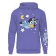 thumbnail image 1 of Bluey Hoodie Mens Moon And Stars Long Sleeve Graphic Print Pullover, 1 of 4