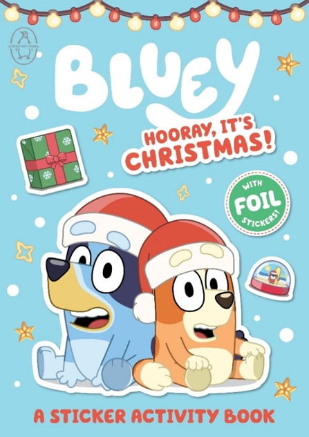 Bluey: Hooray, It's Christmas!: A Sticker and Activity Book