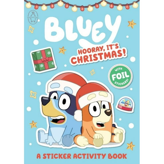 Bluey: Hooray, It's Christmas!: A Sticker and Activity Book (Paperback)
