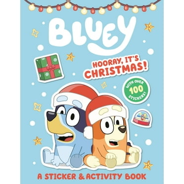 Bluey: Hooray, It's Christmas, A Sticker and Activity Book (Paperback)