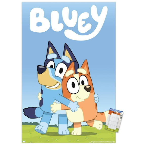 Bluey - Hug Wall Poster, 22.375" x 34"
