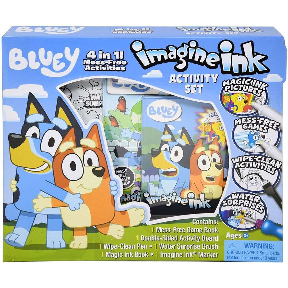 Bluey Imagine Ink Activity Set (4 in 1 Mess Free Activities)