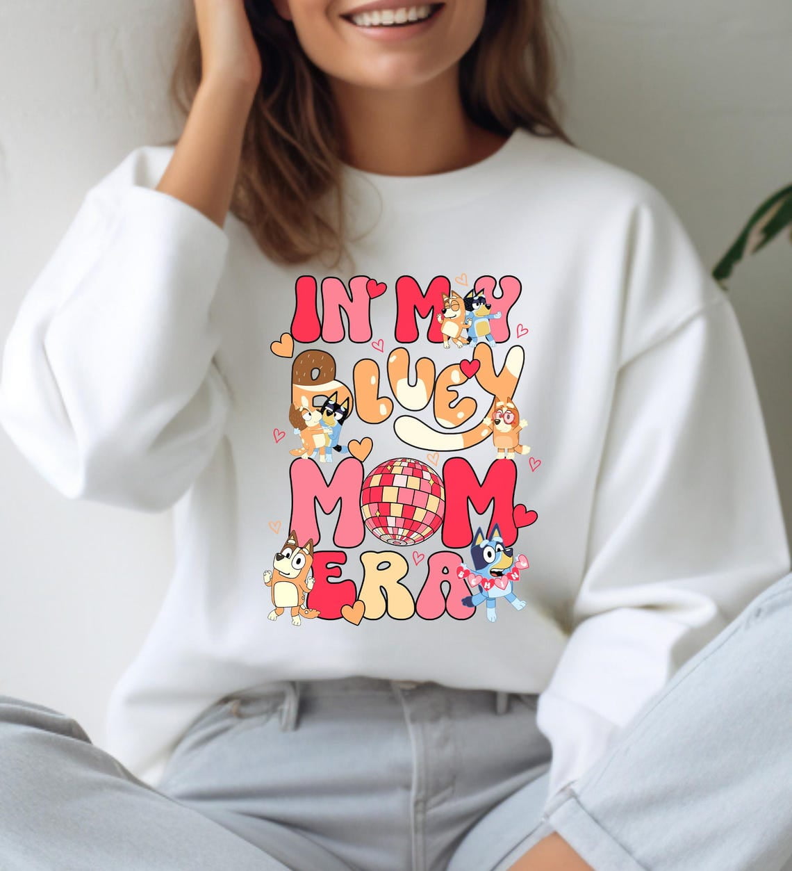 Bluey In My Bluey Mom Era Shirt, Gift For Mom, S 5Xl Hot Trending Shirt