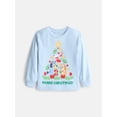 thumbnail image 1 of Bluey Baby and Toddler Girls Holiday Graphic Tee with Long Sleeves, Sizes 12M-5T, 1 of 3