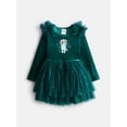 thumbnail image 1 of Bluey, Infant & Toddler Girls Holiday Glitter Mesh Ballerina Dress, Sizes: 12M–5T, 1 of 3