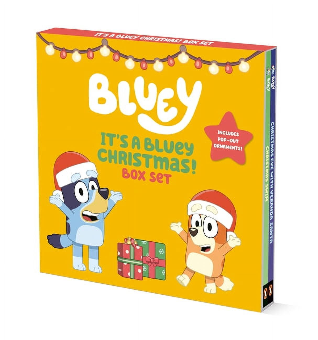 Bluey It's a Bluey Christmas! Box Set Includes PopOut Ornaments