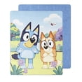 thumbnail image 1 of Bluey Kids Licensed 50" x 60" Cloud Faux Fur Throw Blanket, 1 of 4