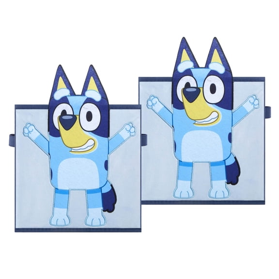 Bluey Kids' Figural Storage Cube, Blue, Pack of 2