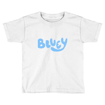Bluey Kids Toddler T Shirt Bluey Cartoon Shirt, Oh Biscuits Shirt, Bluey Birthday Girl TODDLER SHORT SLEEVE TEE BELLA CANVAS 3001T