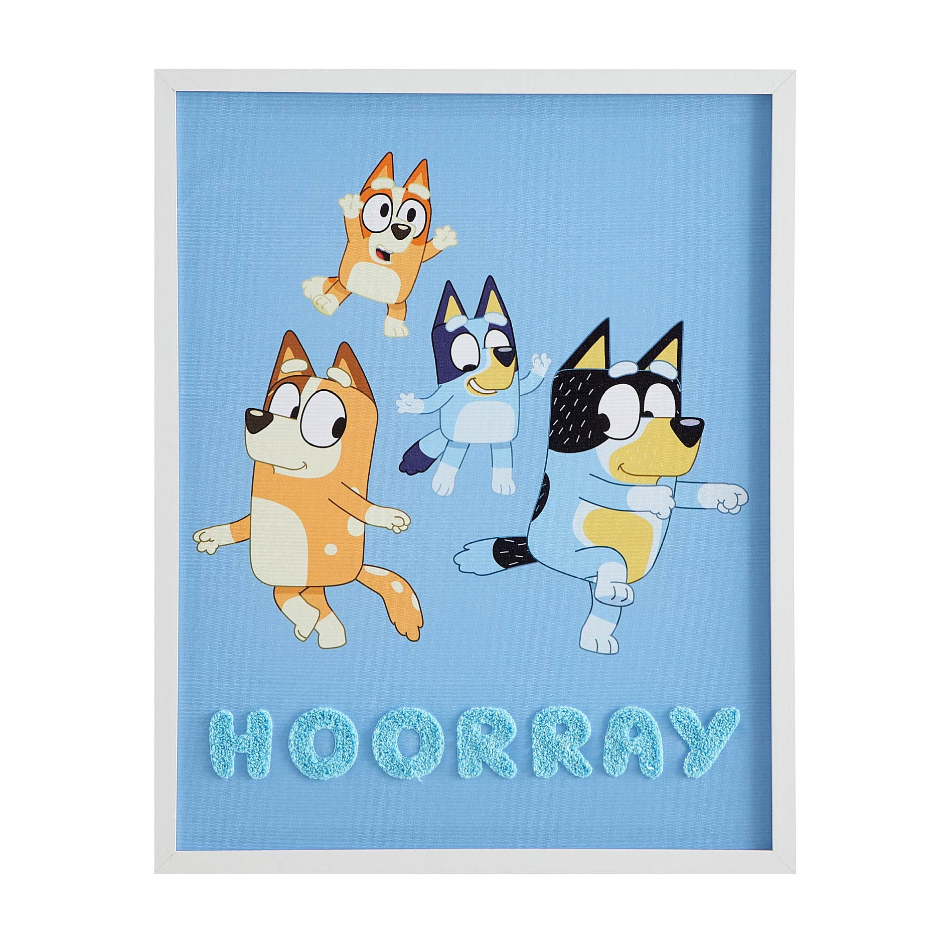 Bluey Tufted Wall Décor for Kids Room, 16" x 20"