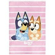 Bluey Kids Twin/Full Blanket, 62 x 90, Microfiber, Pink, BBC
